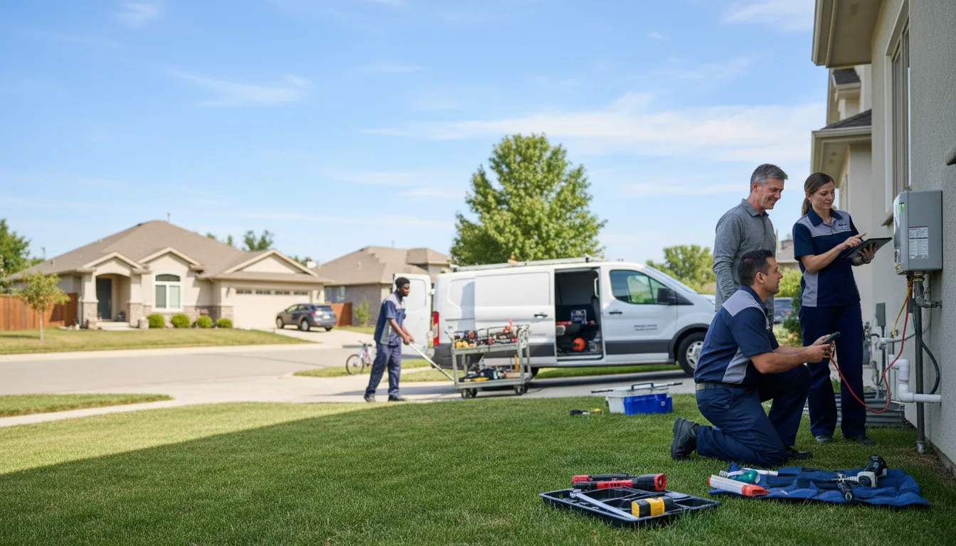 Tankless water heater service in Millersview, TX